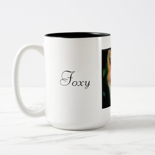 Foxy-Tasse Zweifarbige Tasse (Links)