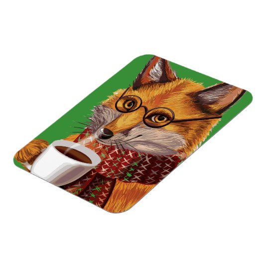 Foxy Tea Time Magnet (Linke Seite)