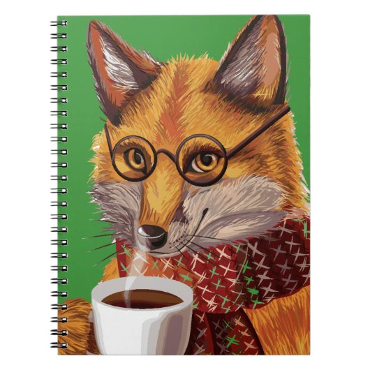 Foxy Tee-Zeit Notizblock (Vorderseite)