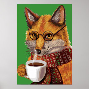 Foxy Tee-Zeit Poster