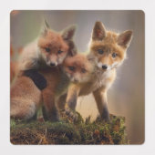 Foxy-Triplets Etiketten (Design 2)