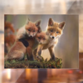 Foxy-Triplets Fensteraufkleber (Blatt 2)