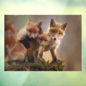 Foxy-Triplets Fensteraufkleber (Blatt 3)