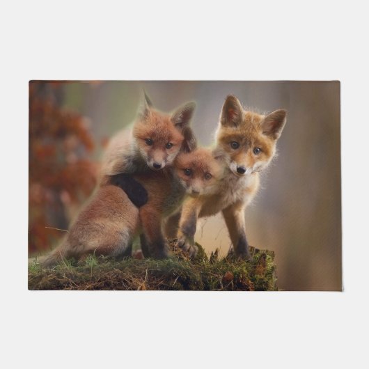 Foxy-Triplets Fußmatte (Vorderseite)