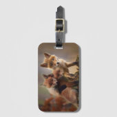 Foxy-Triplets Gepäckanhänger (Vorderseite Vertikal)