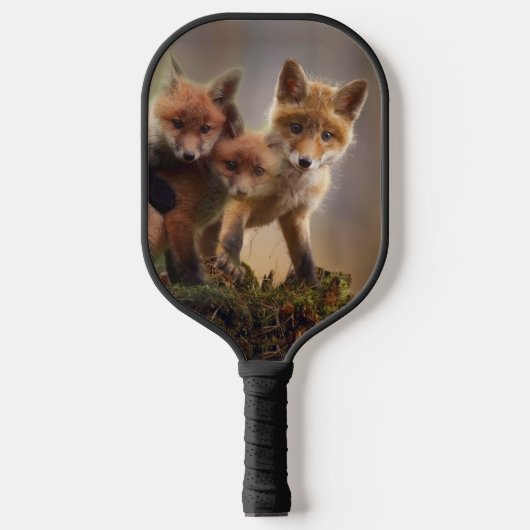 Foxy-Triplets Pickleball Schläger (Vorderseite)