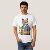 Foxy und unbelästigt: Cool Fox Graphic T-Shirt (Vorne ganz)