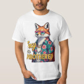 Foxy und unbelästigt: Cool Fox Graphic T-Shirt (Vorderseite)