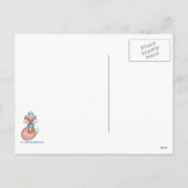 Foxy Valentinsgruß-Postkarte Feiertagspostkarte (Rückseite)