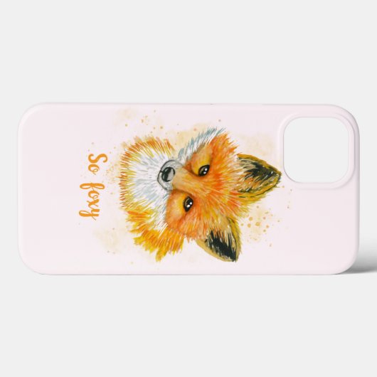 Foxy Watercolor Fox Case-Mate iPhone Hülle (Rückseite (Horizontal))