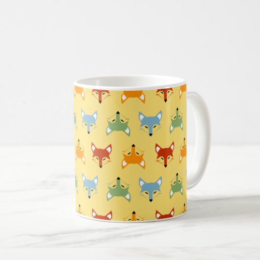 Foxy White Tasse (VorderseiteRechts)