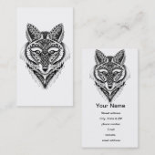 Foxy Wolf Visitenkarte (Vorne/Hinten)