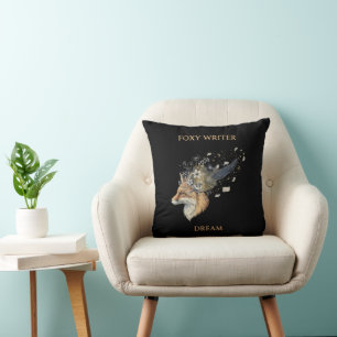 Foxy Writer Himmels Traum Whimsical Fox & Quilt Kissen