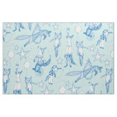 foxy Zirkus Stoff (Fat Quarter (45,7 x 55,9 cm))