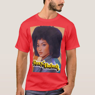 Foy braun aka Pam Grier Vintage-Mädchen T-Shirt