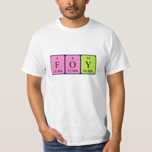 Foy Periodenname Shirt (Vorderseite)