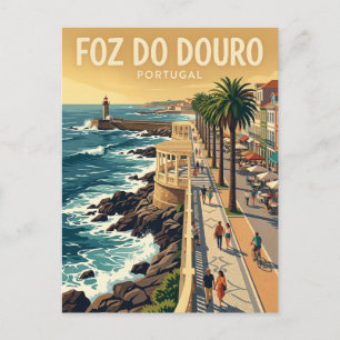 Foz do Douro Portugal Postkarte