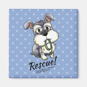 Fozi - kundenspezifische Schnauzer-Magneten Magnet