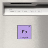 Fp - Facepalm Funny Element Meme Chemistry T-Shirt Magnet (In Situ (Geschirrspüler))