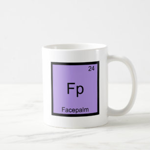 Fp - Gesichtspalme Lustiges Element Chemie T-Shirt Kaffeetasse