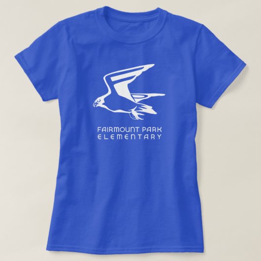 FPE Falcon Womens Blue T-Shirt (Design vorne)