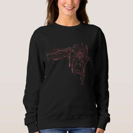 FPGA Graphics Card CPU Circuit Board Sweatshirt (Vorderseite)