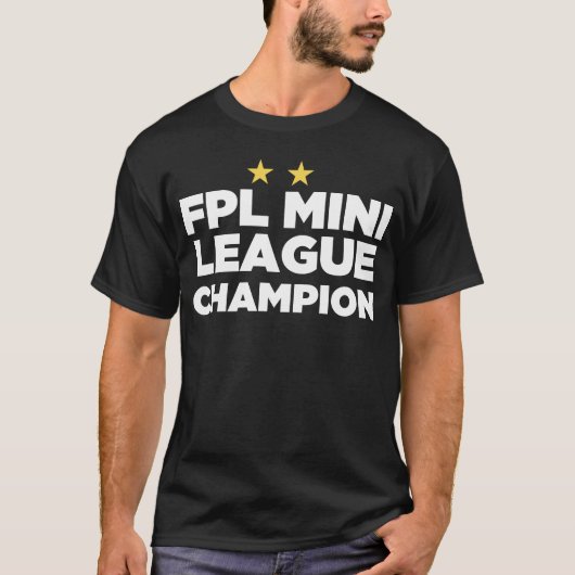 FPL Mini League Champion (2 Stars) T-Shirt (Vorderseite)