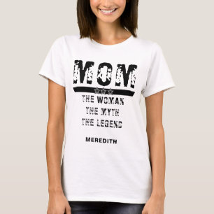 FPpersonalisierte MAMA DIE FRAU.. Grunge T - Shirt