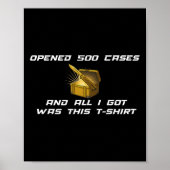 Fps Gamer Funny Cs First Person Competitive Gaming Poster (Vorne)