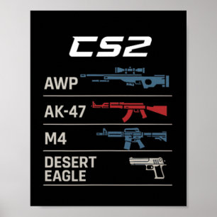 Fps-Gamer lustig Cs Ego-Shooter Wettbewerbs-Gaming Poster