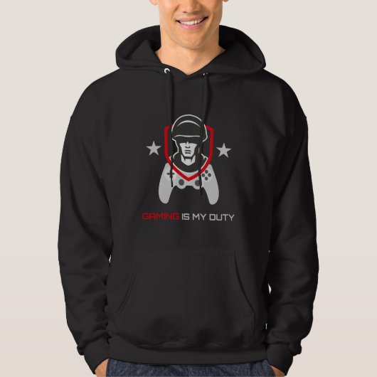 FPS-Spieler im Dienst Hoodie (Vorderseite)