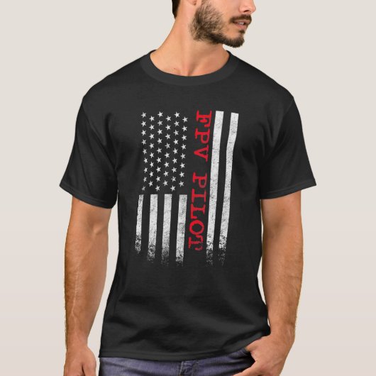 Fpv Freestyle Racecopter Pilot Drone Drone Drone T-Shirt (Vorderseite)