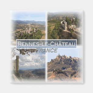 FR0126 Europe, Frankreich, Rennes-le-ChÃeleau, Küh Magnet