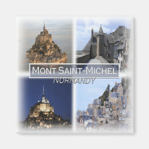 FR0128 Europe, Frankreich, Mont Saint-Michel, Kühl Magnet