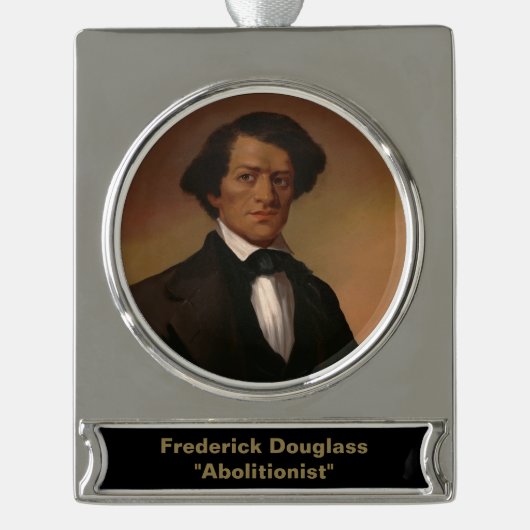 Fr3d3rick Bailey Douglass: Legende Ziviler Rechte Banner-Ornament Silber (Vorderseite)