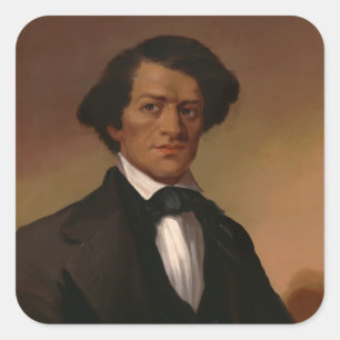 Fr3d3rick Bailey Douglass: Legende Ziviler Rechte Quadratischer Aufkleber