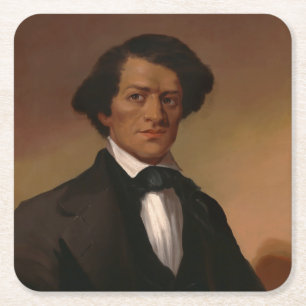 Fr3d3rick Bailey Douglass: Legende Ziviler Rechte Rechteckiger Pappuntersetzer