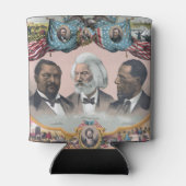 Fr3d3rick Bailey Douglass mit Black Abolitionist Dosenkühler (Rückseite)