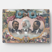 Fr3d3rick Bailey Douglass mit Black Abolitionist Fotoplatte (Vorderseite)