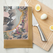 Fr3d3rick Bailey Douglass mit Black Abolitionist Geschirrtuch (Viertel Falte)