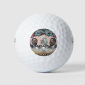 Fr3d3rick Bailey Douglass mit Black Abolitionist Golfball (Vorderseite)