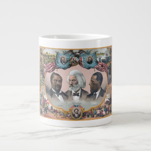 Fr3d3rick Bailey Douglass mit Black Abolitionist Jumbo-Tasse