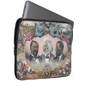 Fr3d3rick Bailey Douglass mit Black Abolitionist Laptopschutzhülle (Vorne Rechts)