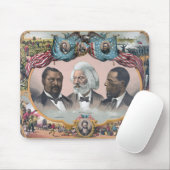 Fr3d3rick Bailey Douglass mit Black Abolitionist Mousepad (Mit Mouse)