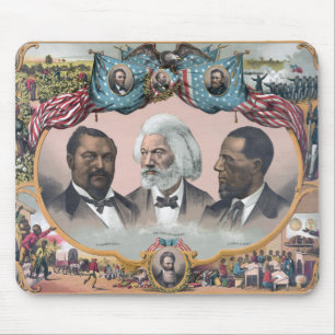 Fr3d3rick Bailey Douglass mit Black Abolitionist Mousepad