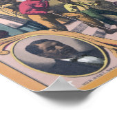 Fr3d3rick Bailey Douglass mit Black Abolitionist Poster (Ecke)