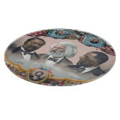 Fr3d3rick Bailey Douglass mit Black Abolitionist Schneidebrett (Ecke)