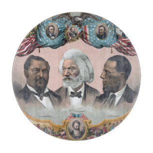 Fr3d3rick Bailey Douglass mit Black Abolitionist Schneidebrett