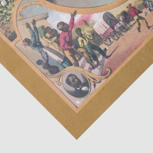 Fr3d3rick Bailey Douglass mit Black Abolitionist Seidenpapier (Detail)