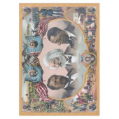 Fr3d3rick Bailey Douglass mit Black Abolitionist Tischdecke (Vorderseite)